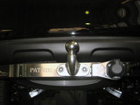 Фаркоп с нерж. пластиной и логотипом Patrol для Nissan Partol 2010 +