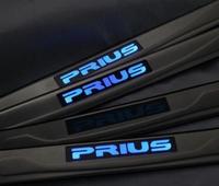 Накладки на пороги с подсветкой для Toyota Prius 2003-2009г.