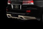 Накладка (обвес) на задний бампер Goldman для Lexus LX570 2012+