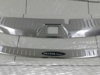 Хромированные накладки на задний бампер Nismo для NISSAN PATROL Y62 (2010-)