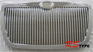 Решетка радиатора хром Dodge style 2 для Chrysler 300C 