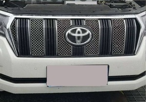 Металлические сетки в решетку радиатора для Toyota Prado 2018+