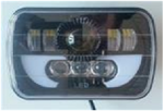 Фары черные диодные LED с линзами для Toyota Prado (89-96)