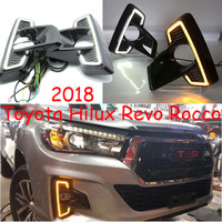 Ходовые огни в крышки под туманки для Toyota Hilux Revo 2017+