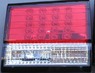 Диодные стоп сигналы красно-белые для Nissan Elgrand 97-02г.