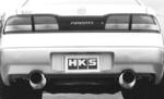 HKS silent Hi-Power двойной глушитель с трассой, высокомощный глушитель, из нержавеющей стали, на TOYOTA ARISTO \JZS147\двигатель- 2JZ-GTE\турбовый