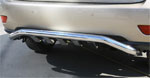 Lexus RX 350 2009 Защита заднего бампера d60 c элементами из профильной трубы
