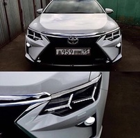 Тюнинг фары Lambo Style для Toyota Camry 2015- Тюнинг фары Lambo Style для Toyota Camry 2015-