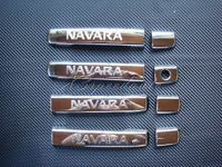 Хромированные накладки на дверные ручки именные, США, для Nissan Navara \ Pathfinder 2005-