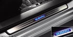 Накладки на пороги с подсветкой для Subaru Forester 2012+