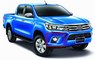 Диодные туманки в бампер для Toyota Hilux Revo 2015-2017г