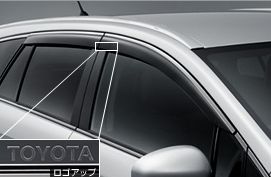 Ветровики на двери оригинал Япония для Toyota Avensis (2008г.-)