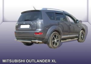 Уголки задние ф 57 Mitsubishi Outlander XL изображено вместе с защитой заднего бампера MXL011
