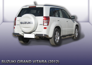 Уголки d57+d42 двойные Suzuki Grand Vitara (2012)
