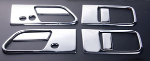 Хромированные накладки на ручки дверей для Nissan Elgrand 03-10г.