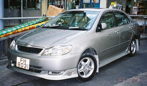 Накладка на передний бампер, материал стеклопластик FRP, новый для Corolla 2004-2006