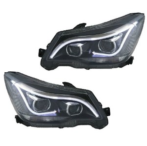 Тюнинг фары ангельские глазки для Subaru Forester 2012-15г