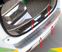 Накладка на задний бампер для Nissan X-trail 2014-