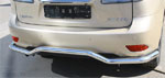 Lexus RX 350 2009 Защита заднего бампера d60 волна