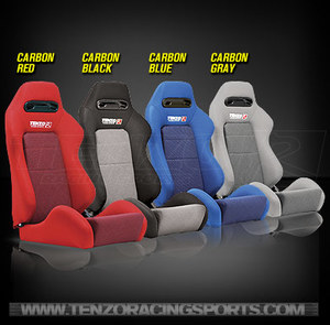 Спортивные сиденья TENZO-R, марка - Type-R evo racing