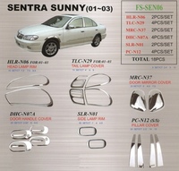 Комплект хромированных накладок кузова FS-SEN06 Nissan Sunny