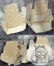Коврики в салон  НИВА(NIVA)/ ВАЗ-2121 серые (3D, экокожа, с резиновой съемной вставкой и креплением