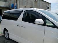 Ветровики на двери широкие ZOO PROJECT для Toyota ALPHARD (2008-)