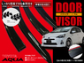 Ветровеки на двери Toyota Aqua