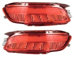 Диодные фонари в задний бампер красные для Toyota Harrier 02-09г.