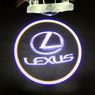 Проекция логотипа Lexus в двери