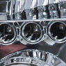 Фары ангельские глазки хром для Nissan Pathfinder 2005-10г.