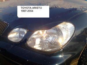 Реснички на передние фары 4шт. для Toyota Aristo JZS160 97-02г.\ Lexus GS300 Корея