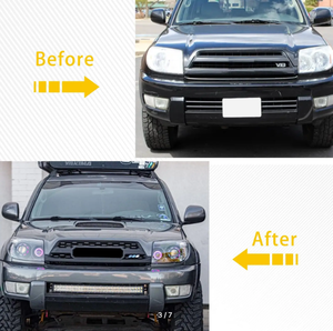 Решетка радиатора TRD с подсветкой на Toyota Surf 215 (02-05)