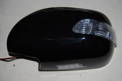 Корпуса зеркал черные с поворотником и габаритом для Toyota Prado\ LEXUS GX470